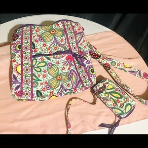 Vera  shoulder bag with matching wallet